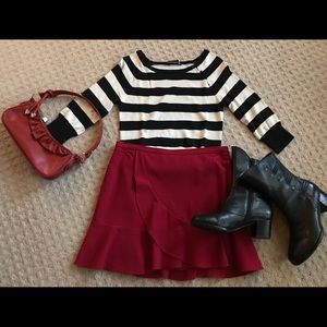 BCBGMAXAZRIA Flounce Skirt